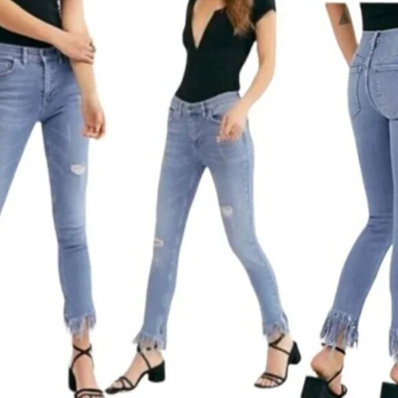 Bundle of 6 Skinny Jeans sizes 24-28 - rag&bone, theory, free people, all saints - Picture 6 of 6